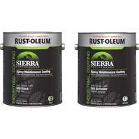 Sierra S60 Water-Based Epoxy Maintenance Coating Kit, Gallon, Black Haskins Industrial Inc.