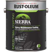 Rev&ecirc;tement dentretien &eacute;poxydique &agrave; base deau Sierra S60 Partie 2 Couche de fond, Gallon, Transparent Haskins Industrial Inc.
