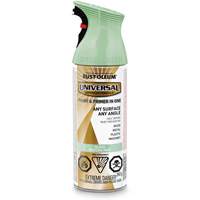 Universal&reg; Enamel Paint & Primer In One, Modern Mint Green, Gloss, Aerosol Can Haskins Industrial Inc.