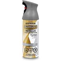 Universal&reg; Spray Paint, Antique Nickel Grey, Flat/Metallic, Aerosol Can Haskins Industrial Inc.