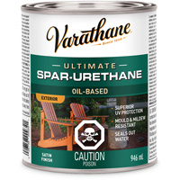 Rev&ecirc;tement &agrave; fini diamant pour bois Varathane, 946 ml, Transparent, Satin Haskins Industrial Inc.
