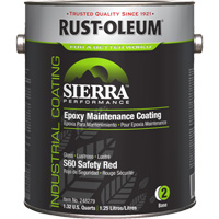 Sierra Performance S60 Maintenance Coating Base Component, 1 gal., Water-Based, Gloss, Red Haskins Industrial Inc.