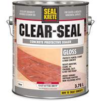 Seal-Krete&reg; Protective Sealer, 3.78 L, Water-Based, Gloss, Clear Haskins Industrial Inc.