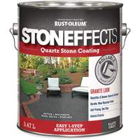 Stoneffects Quartz Stone Coating, 3.78 L, Water-Based, Textured, Grey Haskins Industrial Inc.