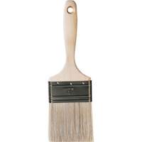 Pinceau pour murs et moulures One Coat, Soie blanche, Manche Bois, Largeur de 3" Haskins Industrial Inc.