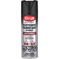 Peinture Tough Coat avec technologie Rust Barrier, Noir, Semi-brillant, 425 g, Canette a&eacute;rosol Haskins Industrial Inc.