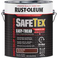 Rev&ecirc;tement d'acrylique SafeTex Easy-Tread, 1 gal., &agrave; l'eau, Plat/Textur&eacute;, Rouge Haskins Industrial Inc.