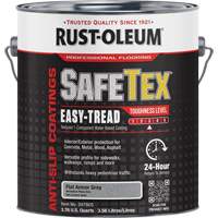 Rev&ecirc;tement d'acrylique SafeTex Easy-Tread, 1 gal., &agrave; l'eau, Plat/Textur&eacute;, Gris Haskins Industrial Inc.
