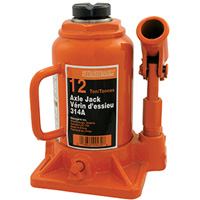 314A Bottle Jack, 12 tons, Manual Hydraulic, 13" Raised Height Haskins Industrial Inc.