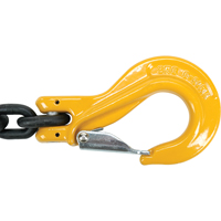 Chain Slings, 80 Chain, Double Legs, Oblong & Grab Hooks, 5/8" x 5' Haskins Industrial Inc.