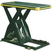 Hydraulic Backsaver Scissor Lift Table, Steel, 24" W x 48" L, 4000 lbs. Capacity Haskins Industrial Inc.