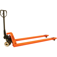 Long Fork Pallet Truck, 70" L x 27" W, 4400 lbs. Capacity Haskins Industrial Inc.