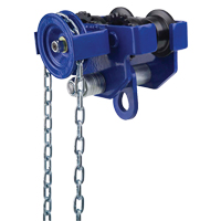 Geared Trolley, 6000 lbs. (3 tons) Capacity, 3-3/7" - 6-1/16" Haskins Industrial Inc.