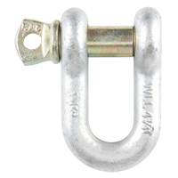 Screw Pin Chain Shackle, 3/8", Screw Pin, Hot Dip Galvanized Haskins Industrial Inc.