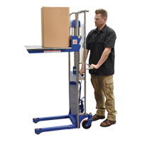 Gerbeur Hefti-Lift, M&eacute;canisme Pompe au pied, Capacit&eacute; de 880 lb, Levage max de 59" Haskins Industrial Inc.