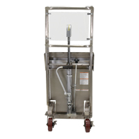 Gerbeur Hefti-Lift, M&eacute;canisme Pompe au pied, Capacit&eacute; de 450 lb, Levage max de 45-5/8" Haskins Industrial Inc.