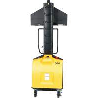 Narrow Mast Powered Lift Stacker, Electric Operated, 1500 lbs. Capacity, 63" Max Lift Haskins Industrial Inc.