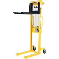 Manual Stacker, Hand Winch Operated, 770 lbs. Capacity, 60" Max Lift Haskins Industrial Inc.