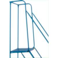 CSA-Certified Rolling Step Ladder, 5 Steps, 22" Step Width, 46" Platform Height, Steel Haskins Industrial Inc.