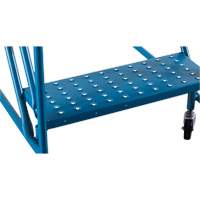 CSA-Certified Rolling Step Ladder, 5 Steps, 22" Step Width, 46" Platform Height, Steel Haskins Industrial Inc.