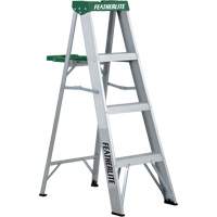 Commercial Duty Stepladders (2400 Series), 4', Aluminum, 225 lbs. Capacity, Type 2 Haskins Industrial Inc.
