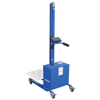 Quick Lift Platform Stacker, Electric Operated, 175 lbs. Capacity, 57" Max Lift Haskins Industrial Inc.