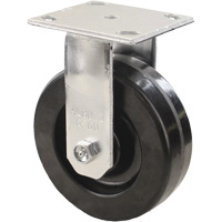Roulettes robustes EMaxx &agrave; cheville, Fixe, 6" (152,4 mm), Ph&eacute;nolique, 1200 lb (544,3 kg) Haskins Industrial Inc.