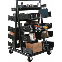 Chariots Adjust-A-Tray, 30" x 38" x 64", Capacit&eacute; 2500 lb Haskins Industrial Inc.