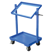 Stock Cart, Steel, 30-11/16" W x 19-1/4" D, 2 Shelves, 200 lbs. Capacity Haskins Industrial Inc.