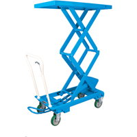 Scissor Lift Tables, 20-1/2" L x 39-3/4" W, Steel, 660 lbs. Capacity Haskins Industrial Inc.