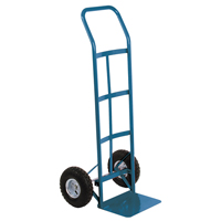 All-Welded Hand Truck, Continuous Handle, Steel, 48" Height, 600 lbs. Capacity Haskins Industrial Inc.