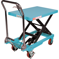 Heavy-Duty Hydraulic Scissor Lift Table, 32" L x 19-3/4" W, Steel, 660 lbs. Capacity Haskins Industrial Inc.