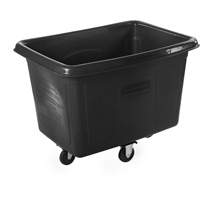 Bulk Cube Truck, Polyethylene, 44-1/16" L x 31" W x 32-1/2" H, 14 cu.ft. Volume, 500 lbs. Capacity Haskins Industrial Inc.