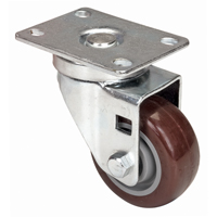 Caster, Swivel, 3" (76 mm), Polyurethane, 230 lbs. (104 kg.) Haskins Industrial Inc.