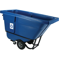 Tilt Truck, Polyethylene, 1/2 cu. yd., 850 lbs. Load Capacity Haskins Industrial Inc.
