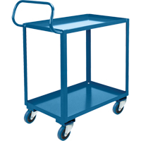 Ergonomic Shelf Truck, 800 lbs. Capacity, Steel, 20" W x 37" H x 32" D, Lip Up Haskins Industrial Inc.