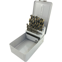 BG29 Jeu de forets JET-KUT Torque Drive, 29 morceaux, Acier rapide Haskins Industrial Inc.