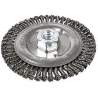 Stringer Bead Brush, 5" Dia., 0.022" Fill, 5/8"-11 Arbor, Steel Haskins Industrial Inc.