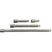 Extension Bar Set, 3/8" Drive, Chrome Finish, 4 Pcs Haskins Industrial Inc.