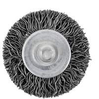 126 Shaft Mounted Crimped Radial Brush, 1-1/2", 0.02" Fill, 1/4" Shank Haskins Industrial Inc.