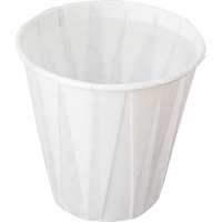 Gobelet pliss&eacute;, Papier, 5 oz, Blanc Haskins Industrial Inc.
