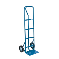 All-Welded Hand Truck, P-Handle Handle, Steel, 51" Height, 600 lbs. Capacity Haskins Industrial Inc.