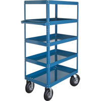 Chariots &agrave; tablette, 5 Tiers, 24" la x 65" h x 36" p, Capacit&eacute; 900 lb Haskins Industrial Inc.