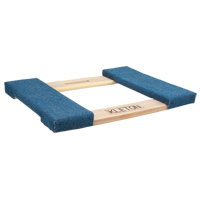 Carpeted Ends Hardwood Dolly Frame, Wood Frame, 18" W x 24" L, 900 lbs. Capacity Haskins Industrial Inc.