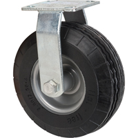 Flat-Free Casters, Rigid, 8" (203.2 mm), Flat-Free, 275 lbs. (125 kg.) Haskins Industrial Inc.