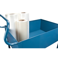 Deep Lipped Service Cart, 2 Tiers, 24" W x 47" H x 36" D, 1200 lbs. Capacity Haskins Industrial Inc.