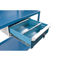 Mobile Service Cart, 2 Tiers, 24" W x 57" H x 40" D, 1200 lbs. Capacity Haskins Industrial Inc.