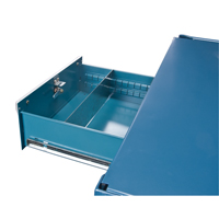 Mobile Service Cart, 2 Tiers, 24" W x 57" H x 40" D, 1200 lbs. Capacity Haskins Industrial Inc.