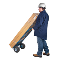 Load Retention Hand Truck, Dual Handle, Steel, 53" Height, 600 lbs. Capacity Haskins Industrial Inc.