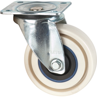 Sandwich Casters, Swivel, 4" (101.6 mm), Nylon, 440 lbs. (199.58 kg.) Haskins Industrial Inc.